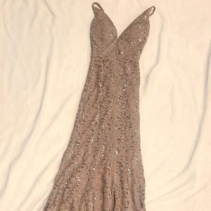 Taupe colored, size 1/2, Windsor formal  dress